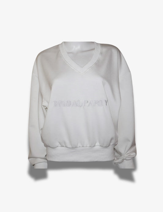 MYAA'S Bridal Party Collection Cozy V-Neck Sweater