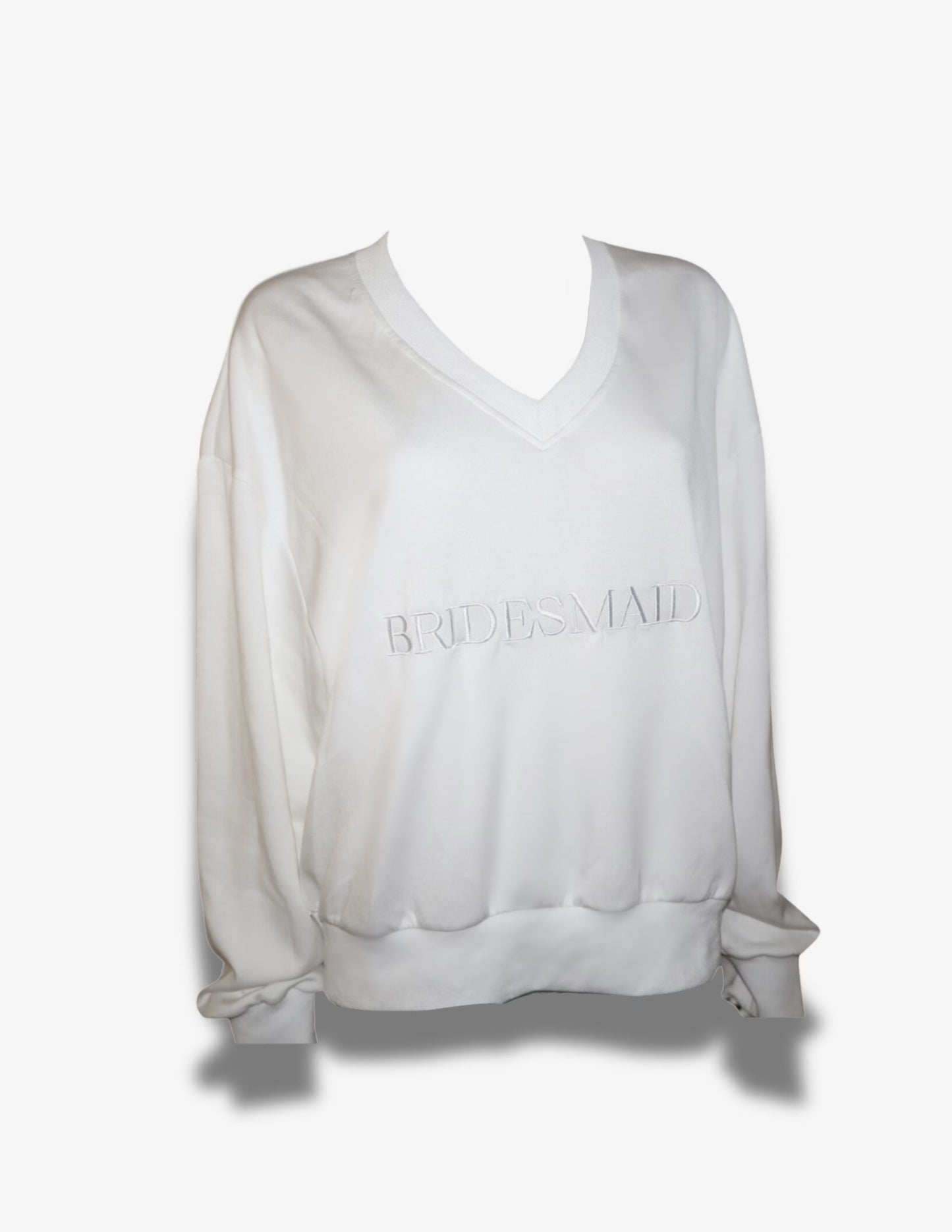 Bridesmaid Cozy V-Neck Sweater