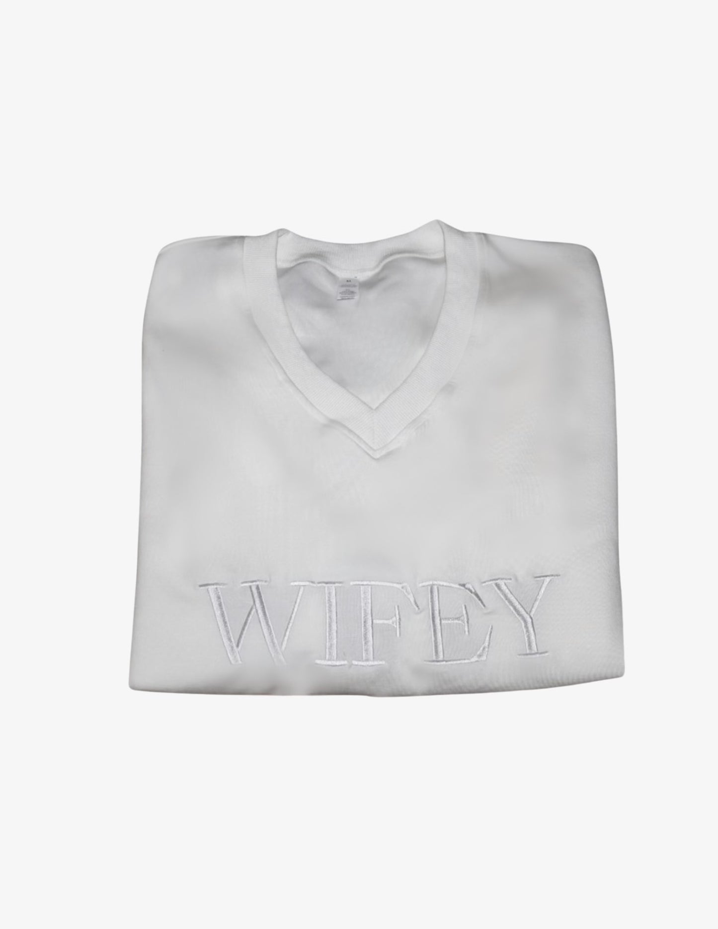 Wifey Cozy V-Neck Sweater