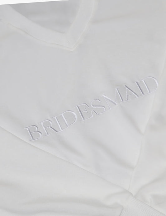 Bridesmaid Cozy V-Neck Sweater