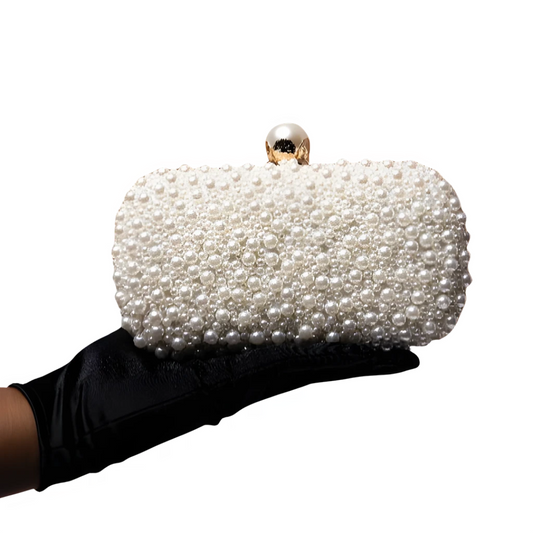 The Pearl Studded Wedding Evening Bag