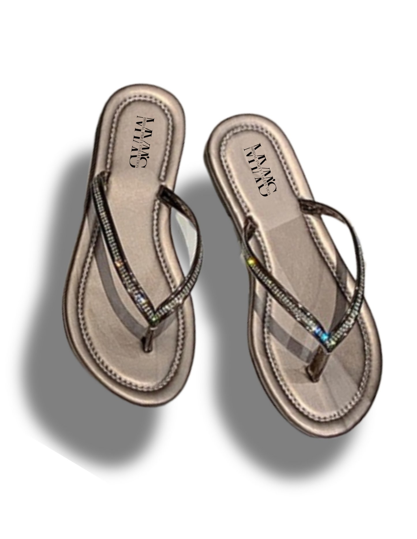 Cream Glow Bridal Sandals