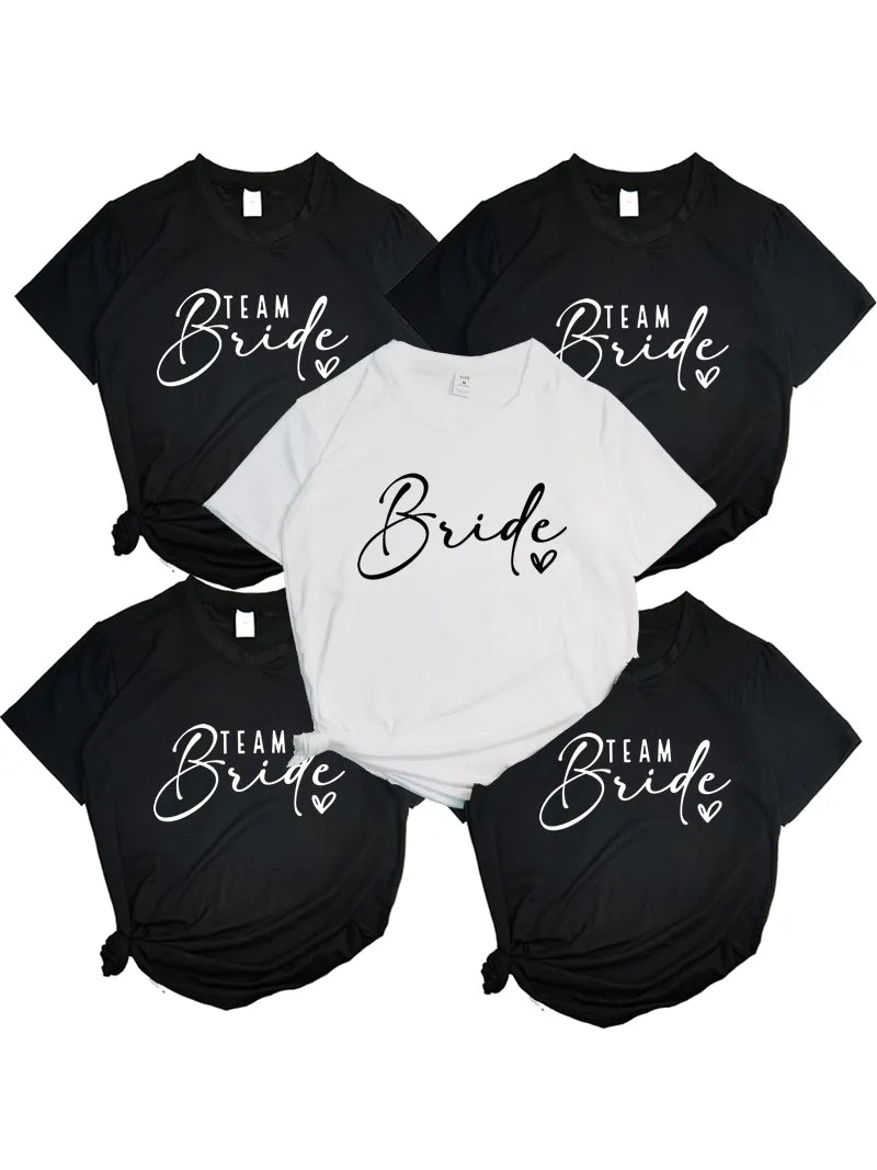 Team Bride T-shirt - M.Y.A.A.'S Bridal Party Collection